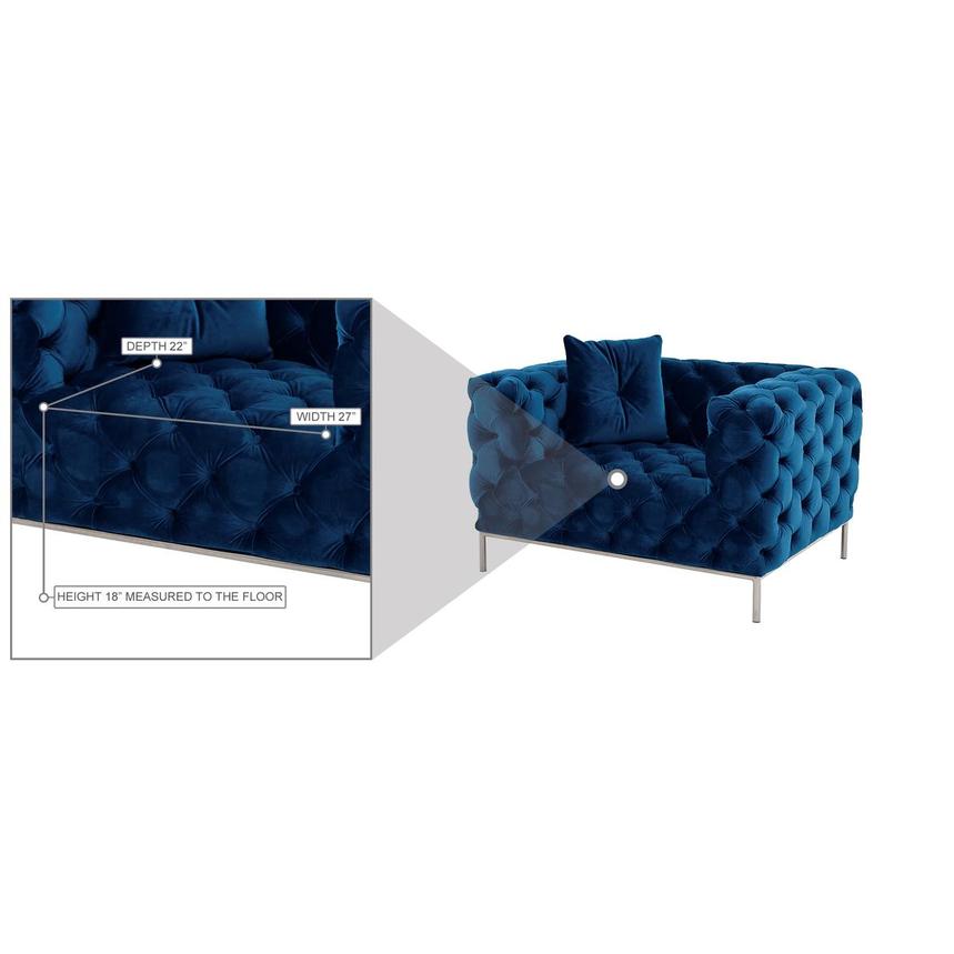 Crandon Blue Chair & Half  alternate image, 10 of 10 images.