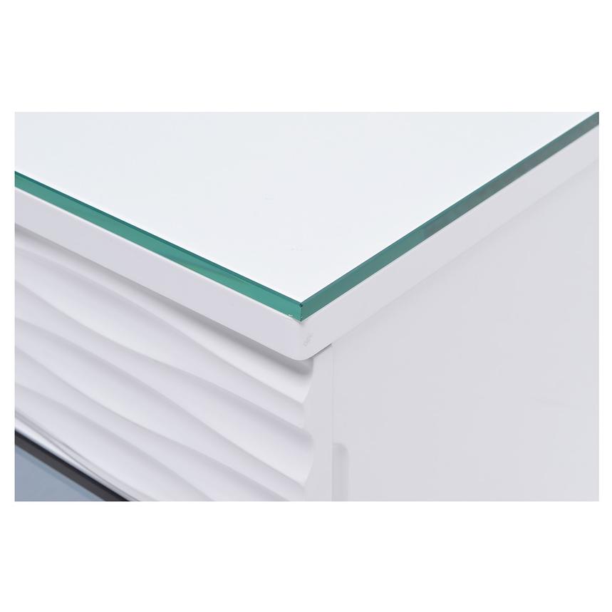 Manhattan White Protective Nightstand Glass Top  alternate image, 5 of 11 images.