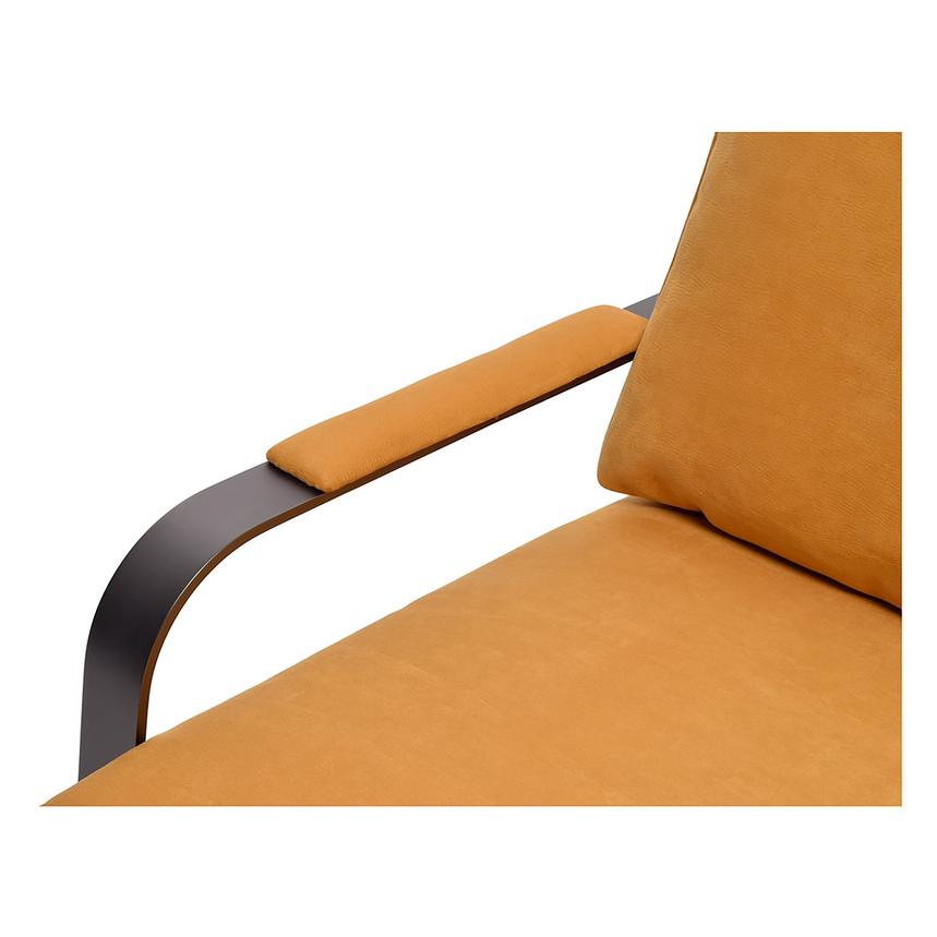 Isa Yellow Accent Chair  alternate image, 6 of 8 images.