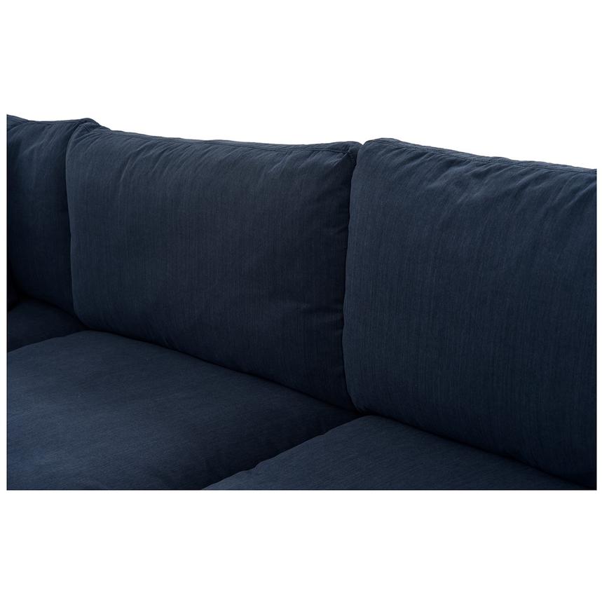 Nube Blue Corner Sofa with 5PCS/3 Armless Chairs  alternate image, 5 of 10 images.