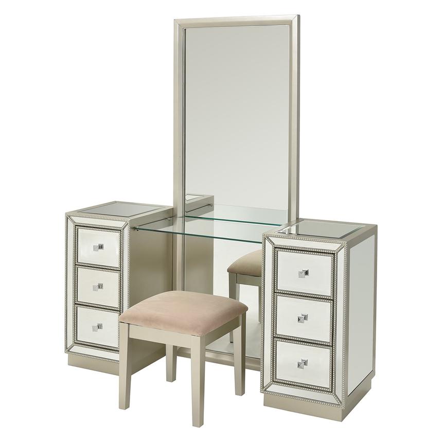 Uribia Vanity W Bench El Dorado Furniture