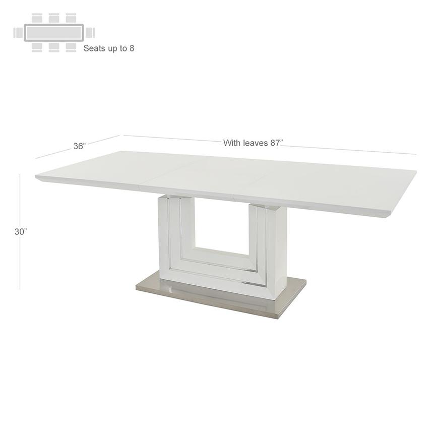 Lila Extendable Dining Table  alternate image, 2 of 5 images.