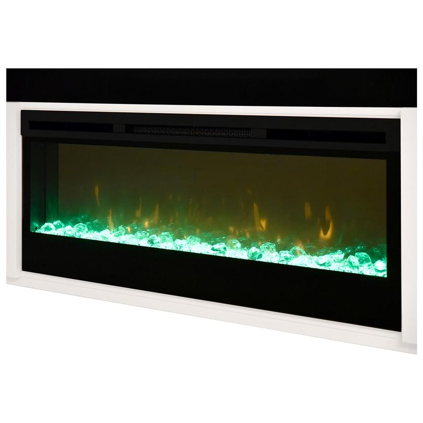 Mile White Electric Fireplace  alternate image, 5 of 12 images.