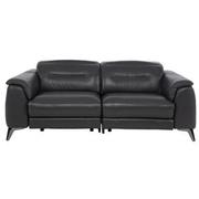 Anabel Gray Leather Power Reclining Sofa  main image, 1 of 8 images.