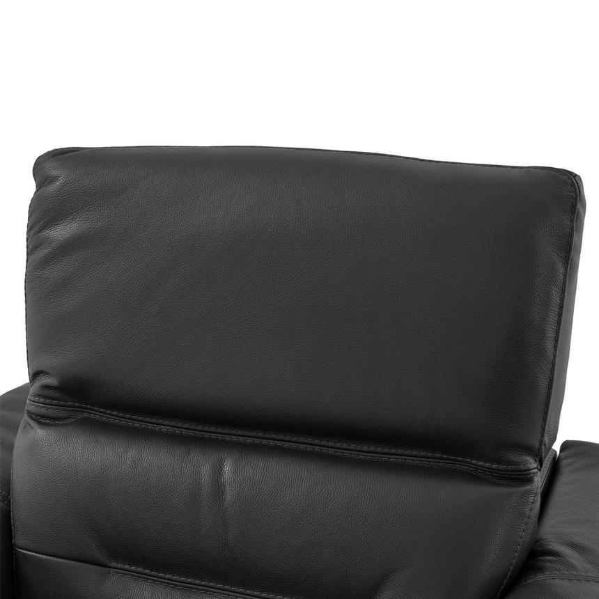 Anabel Gray Leather Power Recliner  alternate image, 7 of 9 images.