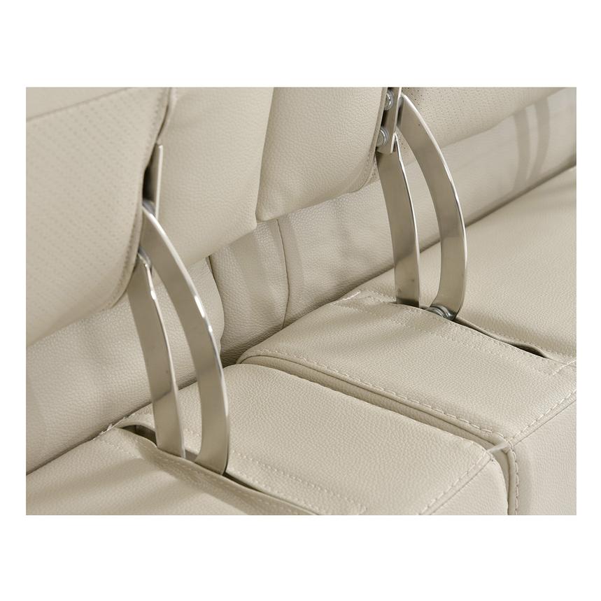 Anabel Cream Leather Power Reclining Sofa  alternate image, 10 of 13 images.