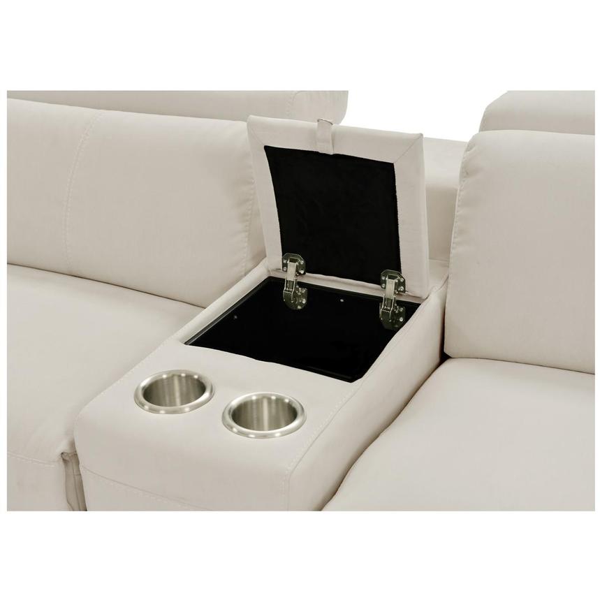 Jameson White Home Theater Seating with 5PCS/2PWR  alternate image, 5 of 11 images.