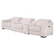 Jameson Cream Home Theater Seating with 5PCS/2PWR  alternate image, 3 of 9 images.