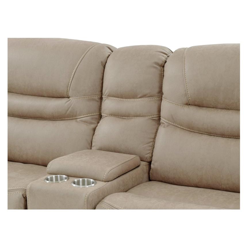 Dan Cream Home Theater Seating with 5PCS/2PWR  alternate image, 6 of 10 images.