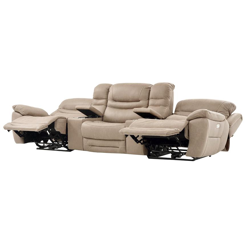 Dan Cream Home Theater Seating with 5PCS/2PWR alternate image, 2 of 9 images.