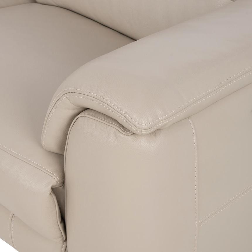 Anabel Cream Leather Power Reclining Sectional with 6PCS/3PWR  alternate image, 10 of 12 images.