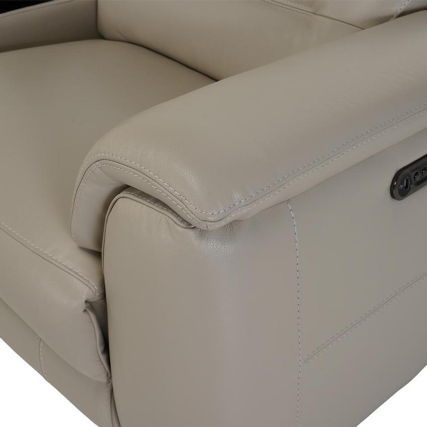 Anabel Cream Home Theater Leather Seating with 5PCS/2PWR  alternate image, 8 of 10 images.