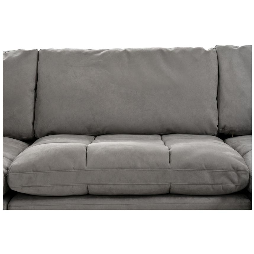 Francine Gray Corner Sofa with 5PCS/2 Armless Chairs  alternate image, 7 of 11 images.