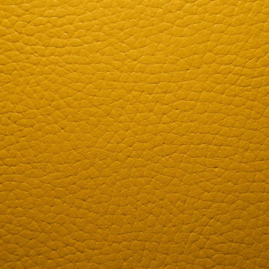 Cute Yellow Leather Accent Chair  alternate image, 8 of 9 images.