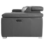 Charlie Gray Home Theater Leather Seating with 5PCS/2PWR  alternate image, 5 of 14 images.