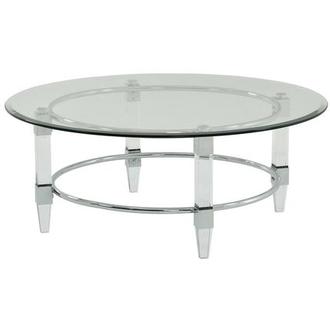 Caroline Silver Round Coffee Table