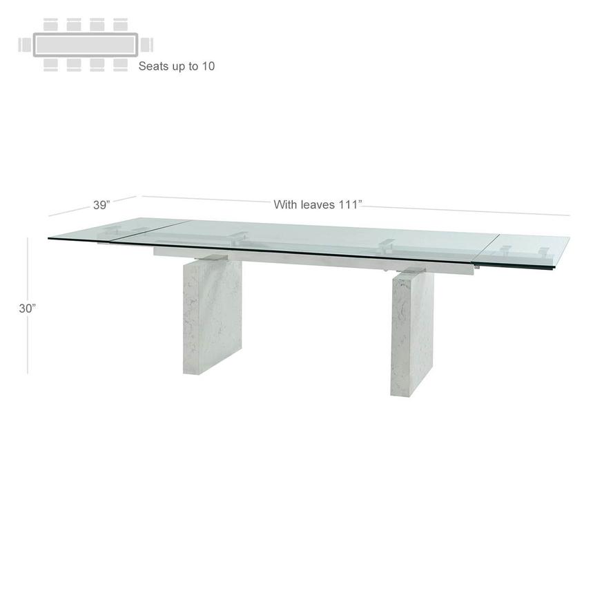 Industria Extendable Dining Table  alternate image, 4 of 8 images.