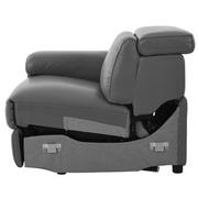 Charlie Gray Left Power Recliner  alternate image, 3 of 5 images.