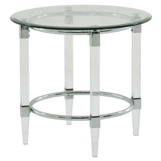 Caroline Silver Side Table