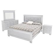 Isabel Gray 4-Piece Queen Bedroom Set  main image, 1 of 10 images.