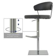 Bold Gray Adjustable Stool  alternate image, 7 of 8 images.