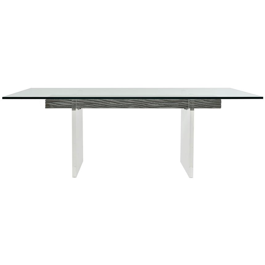 Miami Beach Gray Rectangular Dining Table  main image, 1 of 4 images.