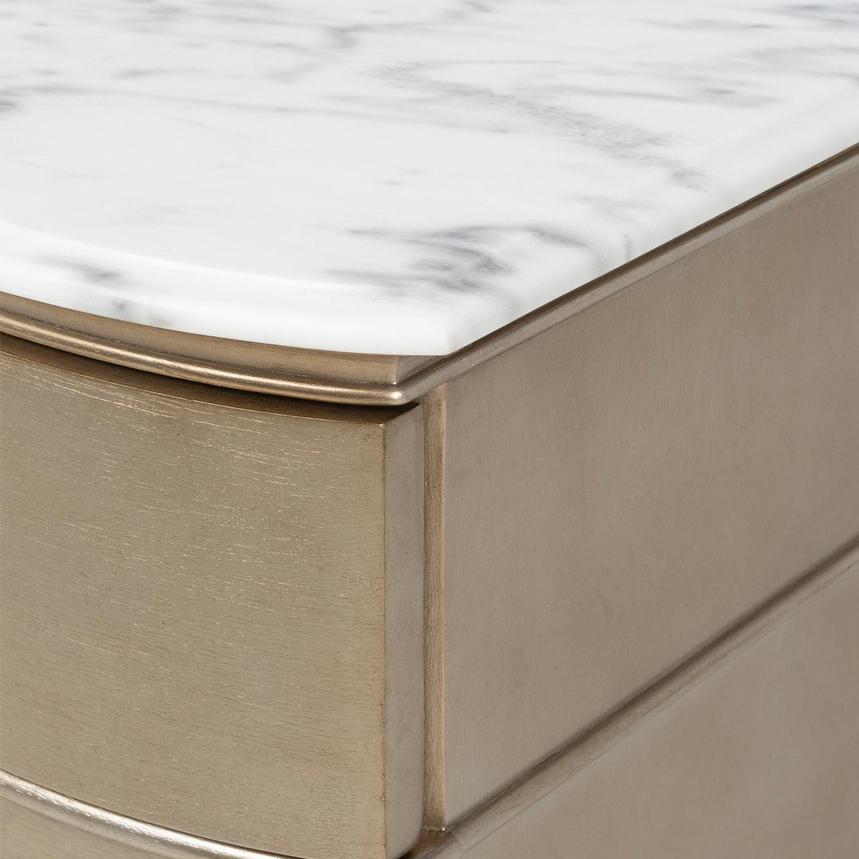Starlite Marble Top Nightstand alternate image, 8 of 10 images.
