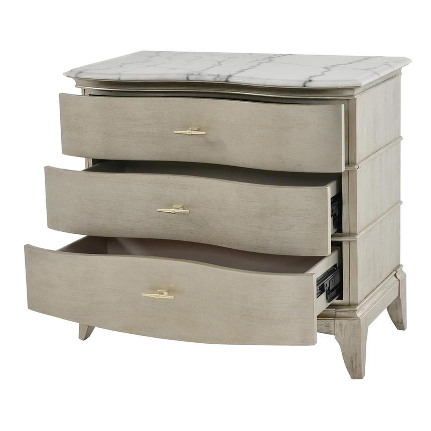 Starlite Marble Top Nightstand El Dorado Furniture