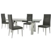 Madox/Hyde I Dark Gray 5-Piece Dining Set  main image, 1 of 13 images.