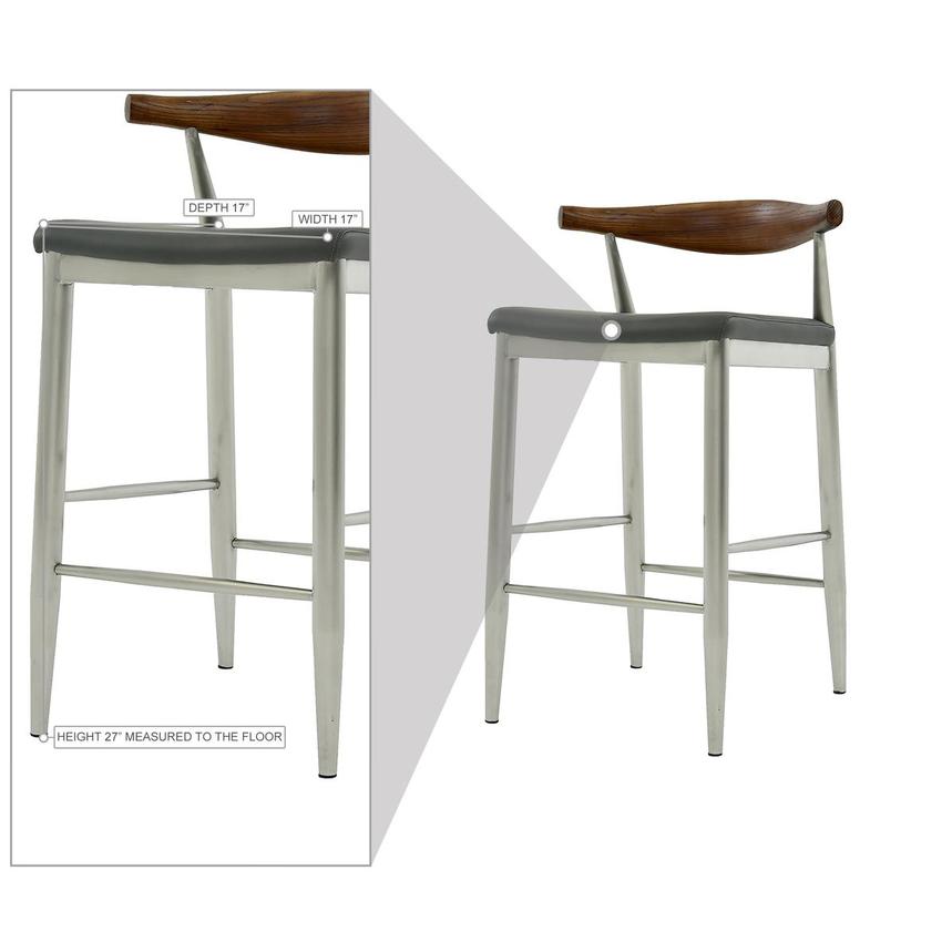 Timber Gray Counter Stool  alternate image, 9 of 9 images.