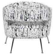 Chelsea Blue Accent Chair  alternate image, 4 of 8 images.