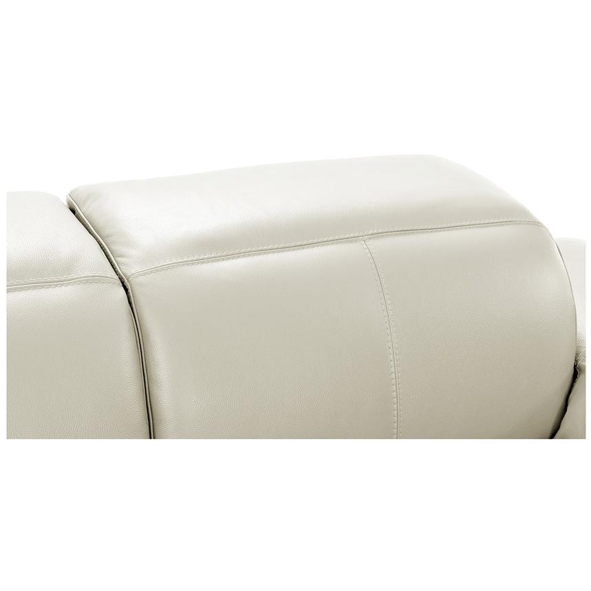 Toronto White Leather Power Reclining Sofa w/Left Chaise  alternate image, 7 of 11 images.