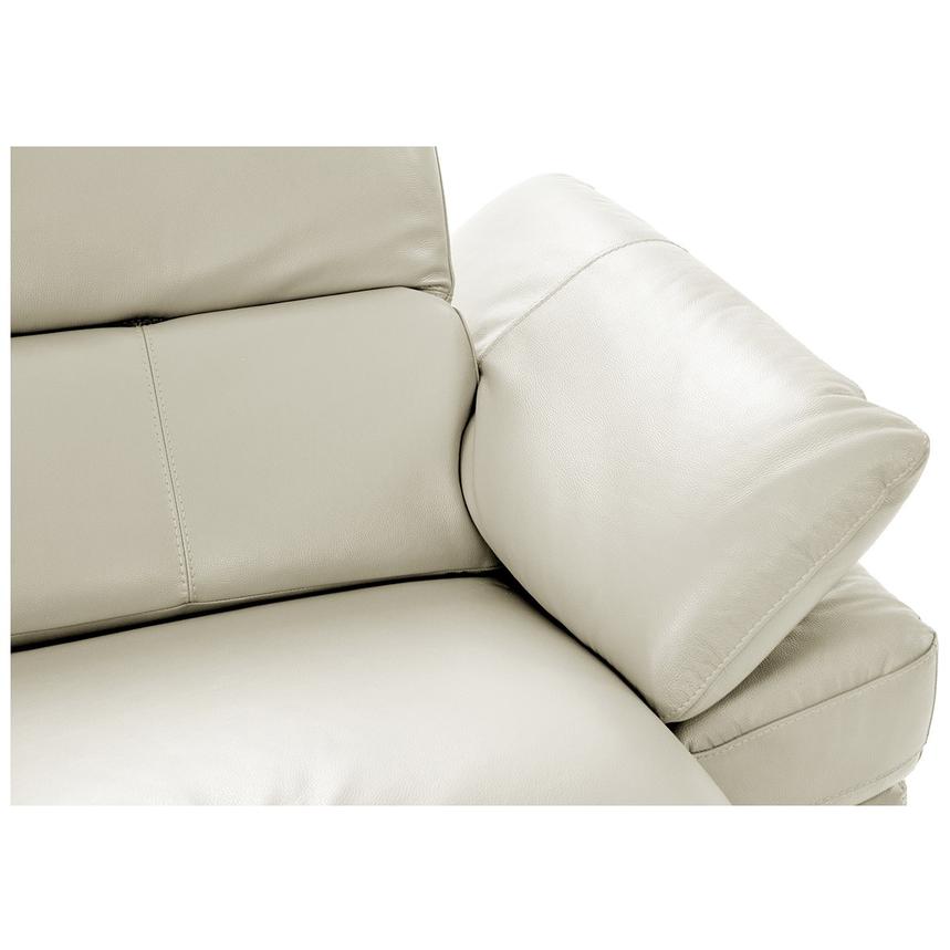Toronto White Leather Power Reclining Sofa w/Left Chaise alternate image, 5 of 11 images.