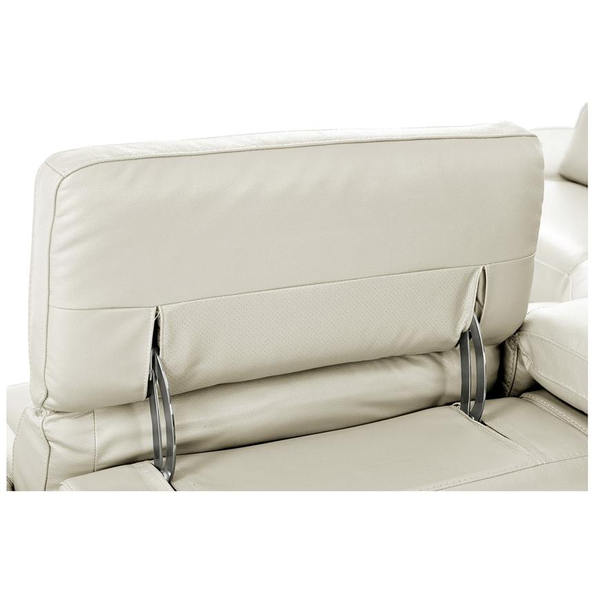 Toronto White Leather Power Reclining Sofa w/Left Chaise alternate image, 8 of 11 images.