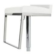 Hyde White Adjustable Stool  alternate image, 6 of 8 images.