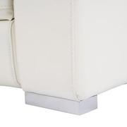 Charlie White Leather Power Reclining Sectional with 6PCS/3PWR  alternate image, 11 of 12 images.