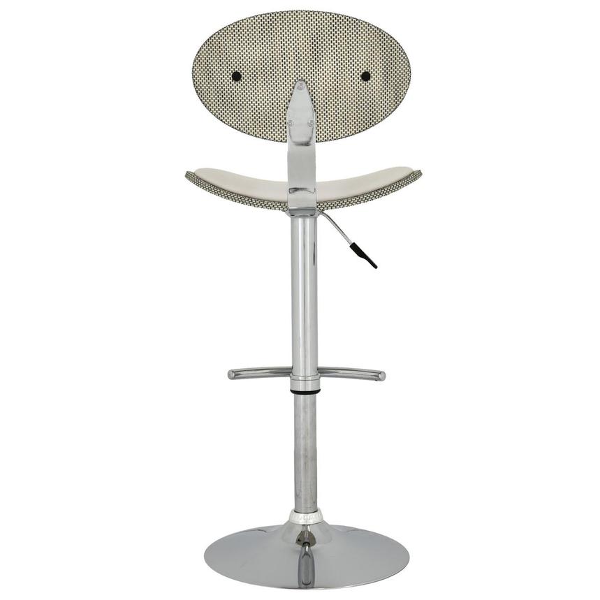 Noe White Adjustable Stool El Dorado Furniture