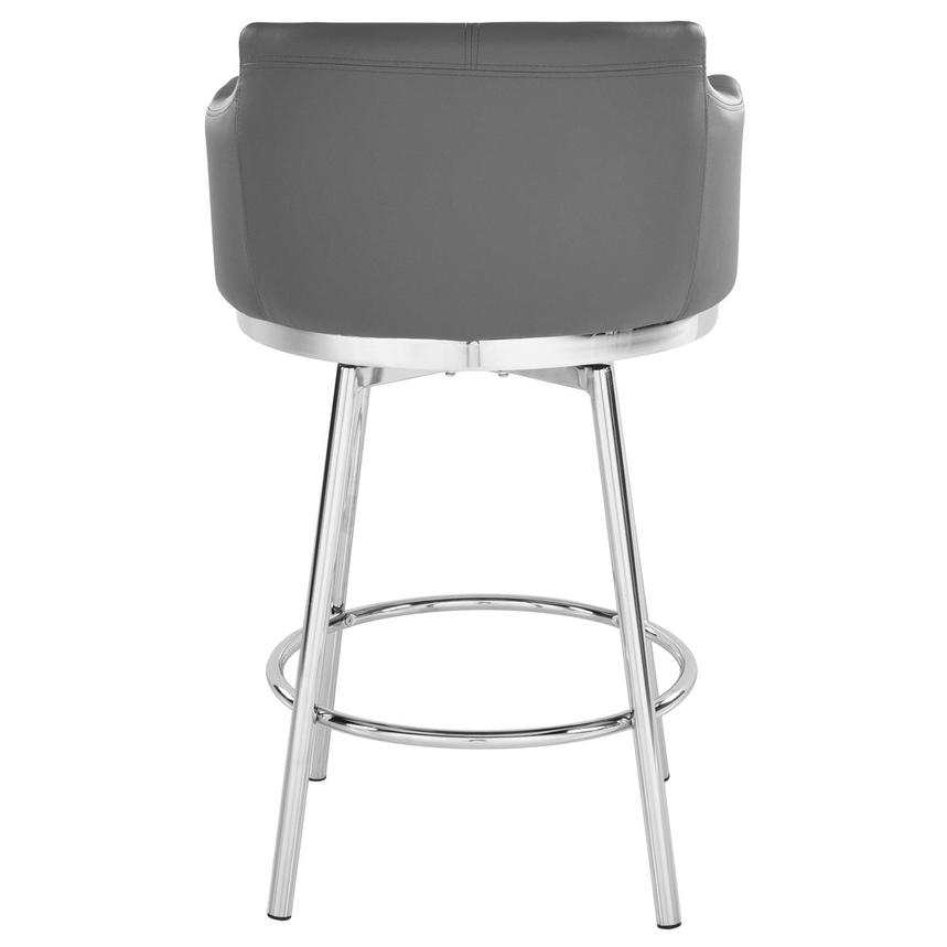 Dusty Gray Swivel Counter Stool  alternate image, 3 of 6 images.
