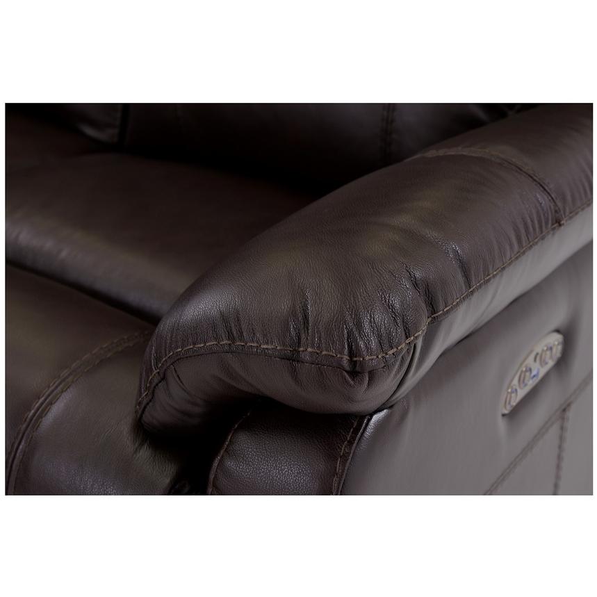 Ronald 2.0 Brown Leather Power Reclining Sectional with 5PCS/2PWR  alternate image, 5 of 6 images.