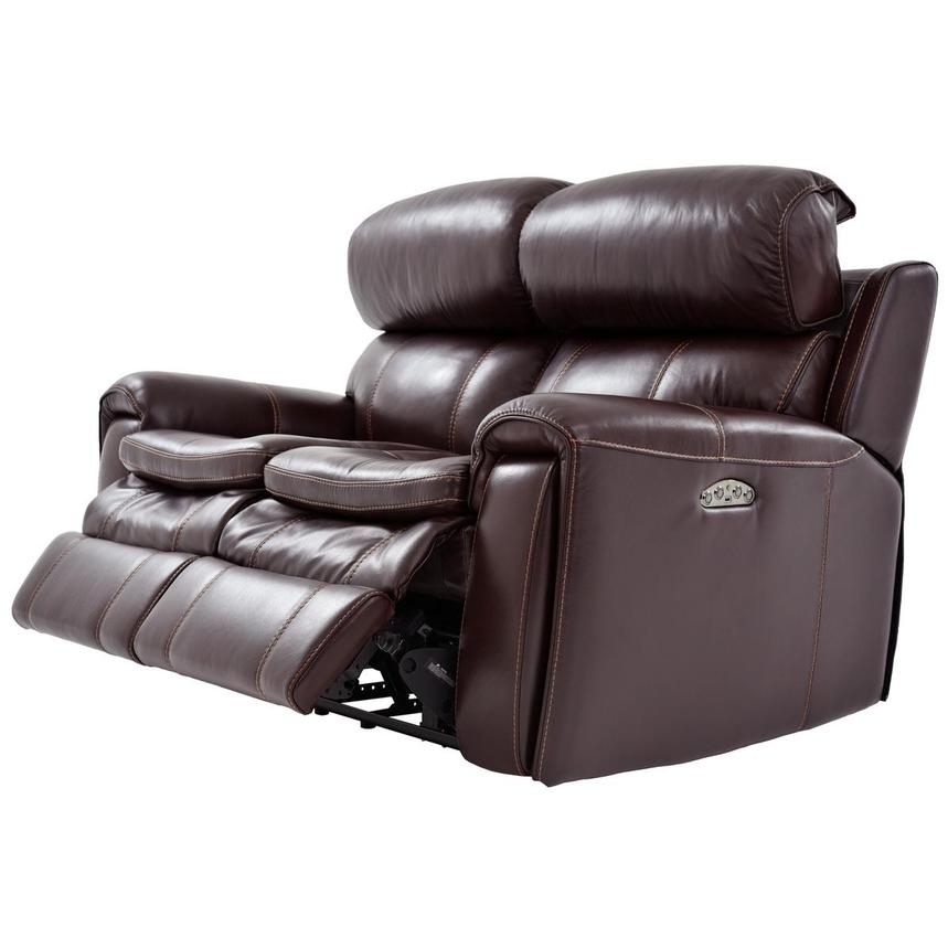 maroon reclining loveseat