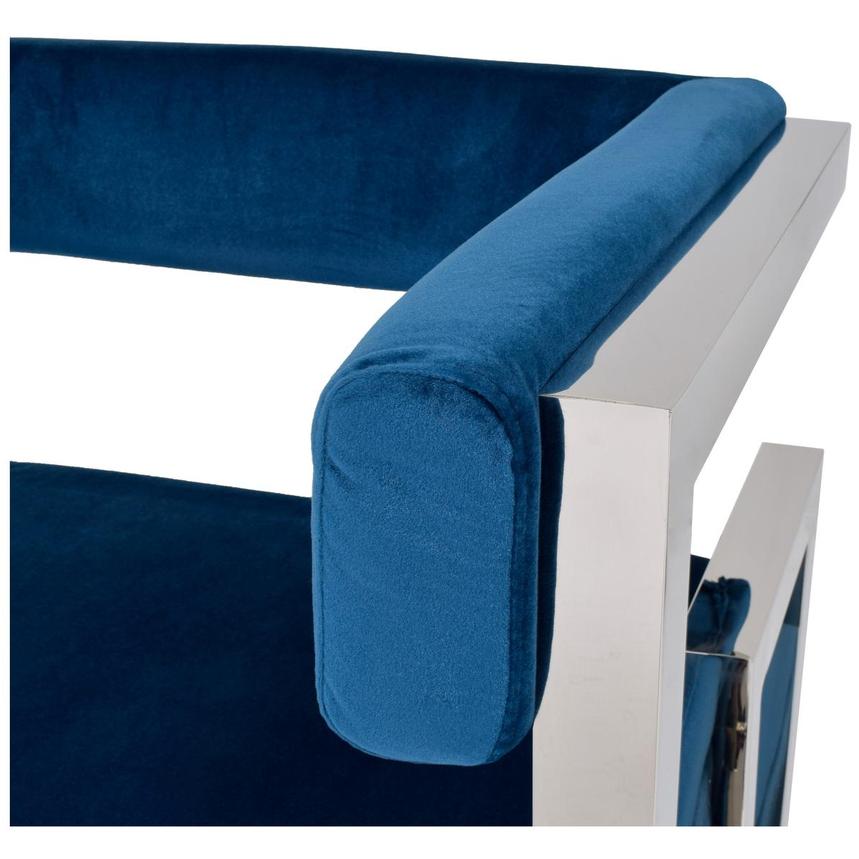 Versana Blue Accent Chair  alternate image, 5 of 6 images.