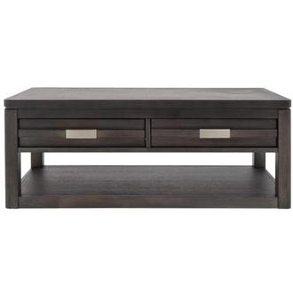 Contour Gray Coffee Table w/Casters