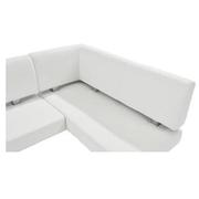 Linden Clear/White 2-Piece Right Corner Nook Set  alternate image, 11 of 13 images.