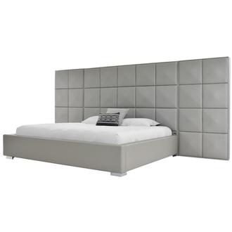 Lux Suite Gray King Platform Bed