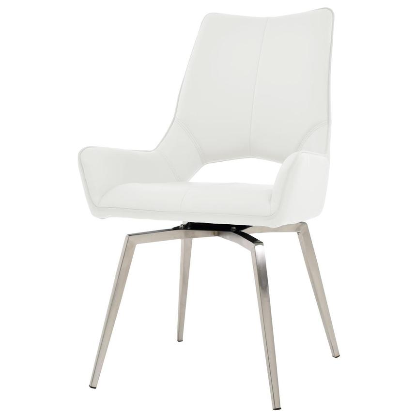 Kalia White Swivel Side Chair  alternate image, 2 of 6 images.