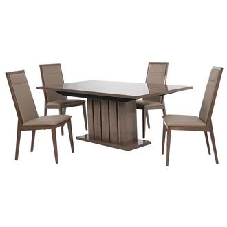 Matera 77" 5-Piece Dining Set