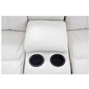 Austin Light Gray Home Theater Leather Seating with 5PCS/3PWR  alternate image, 7 of 11 images.