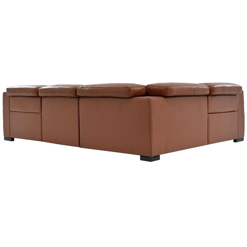 Gian Marco Tan Leather Power Reclining Sectional with 4PCS/2PWR  alternate image, 4 of 7 images.