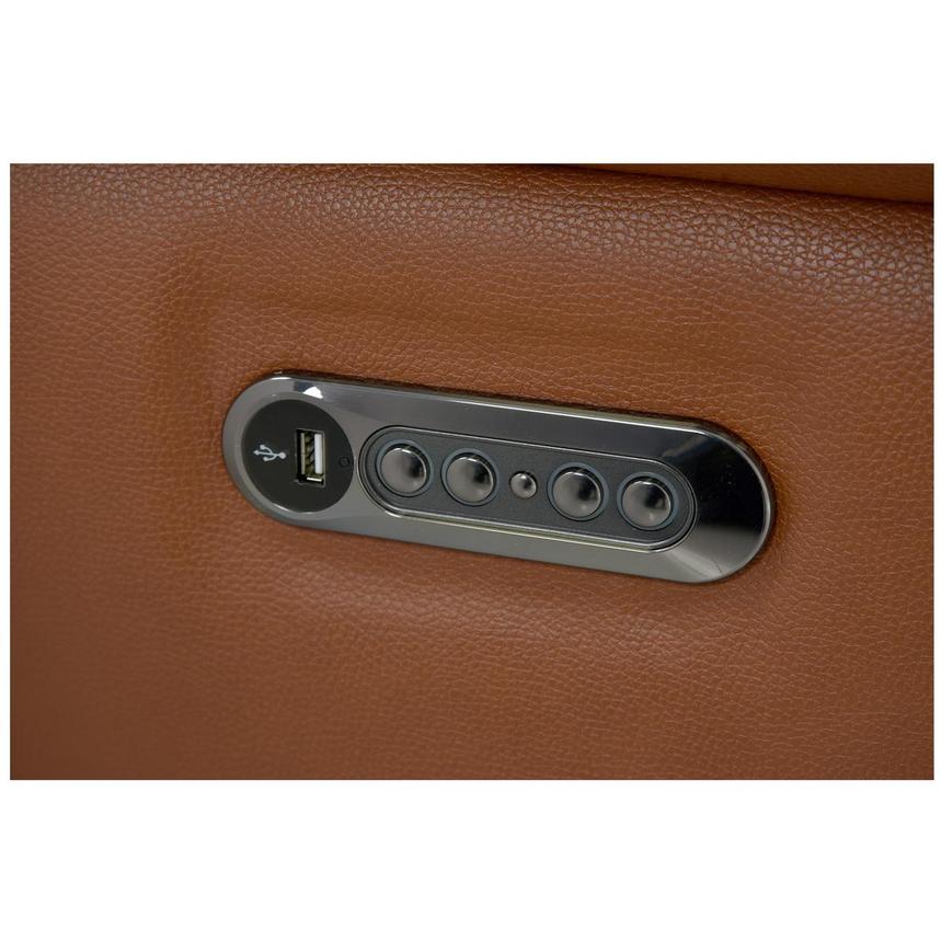 Gian Marco Tan Leather Power Reclining Sectional with 7PCS/3PWR  alternate image, 7 of 9 images.