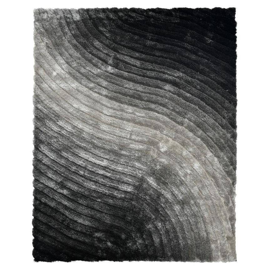 Retro Black 8' x 10' Area Rug El Dorado Furniture